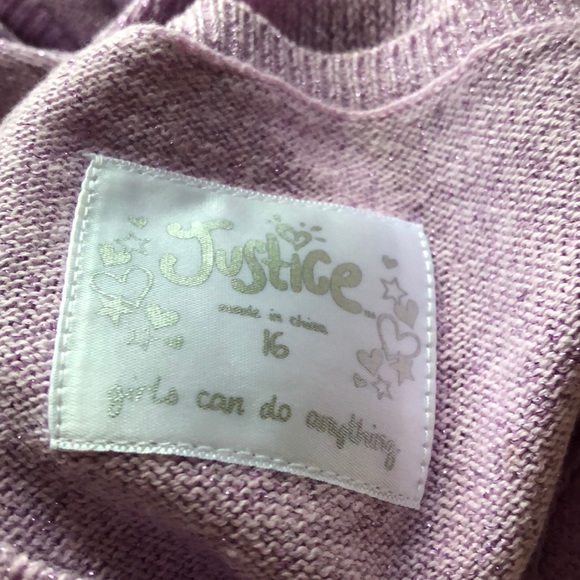 Light Purple Lavender Bedazzled Dress by Justice - Picture 2 of 2